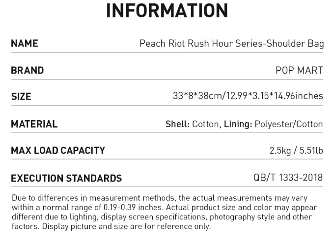 Peach Riot Rush Hour Series-Shoulder Bag