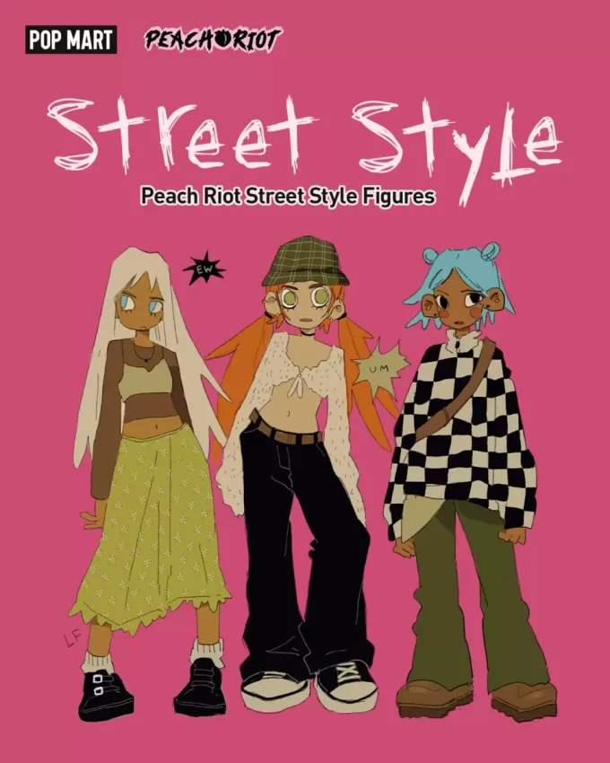 Peach Riot Street Style Figures