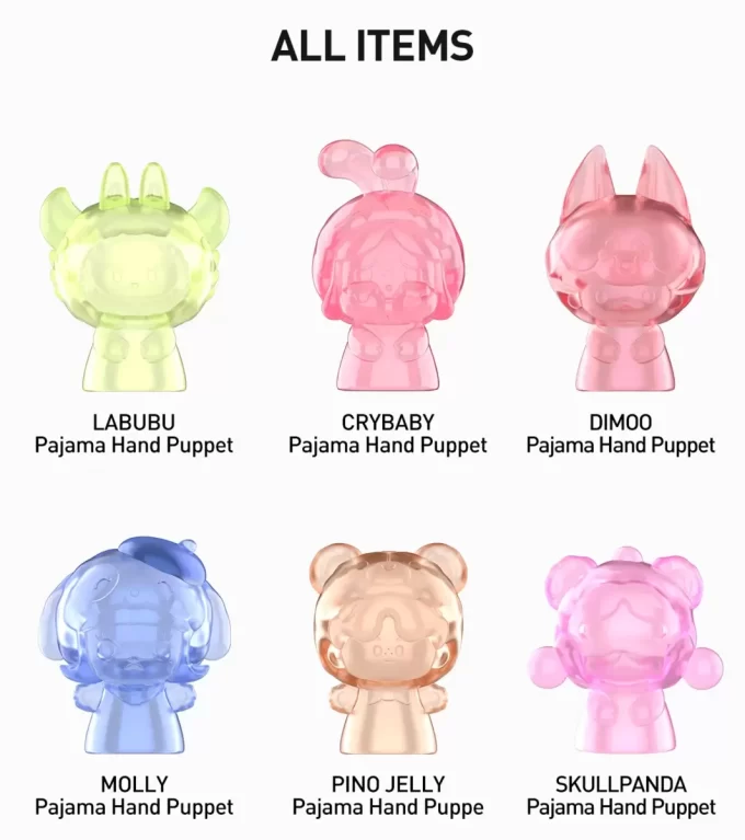 POP BEAN Pajama Hand Puppet Series Box Set