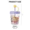 POP BEAN Pajama Party Double Layered Shaking Straw Cup