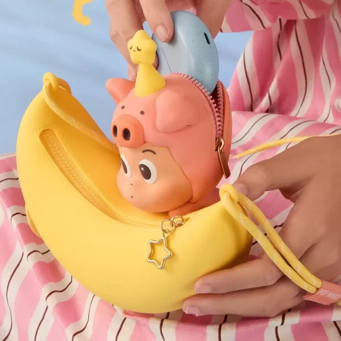 POP BEAN Pajama Party Twinkle Silicone Crossbody Bag