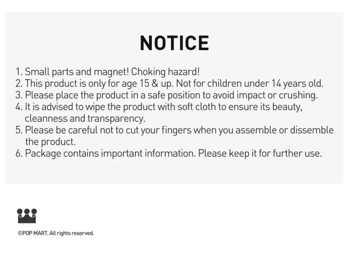 POP MART 400% Assemblable Lighted Display Container