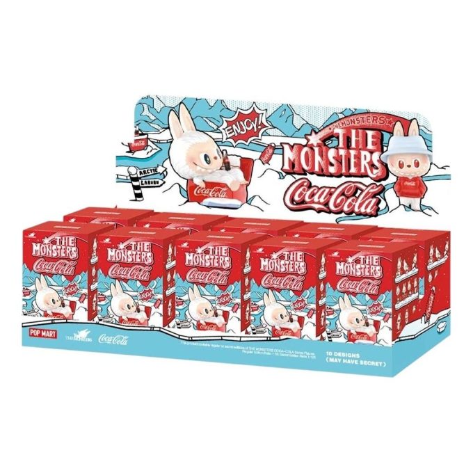 Pop Mart x Coca-Cola The Monsters Labubu Figure Sealed Case (10 Blind Boxes)