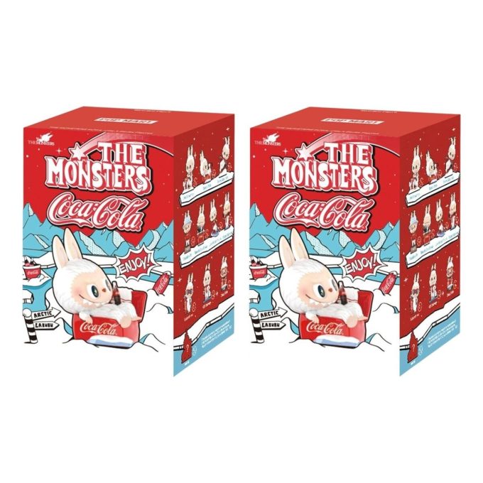 Pop Mart x Coca-Cola The Monsters Labubu Figure Sealed Case (2 Blind Boxes)