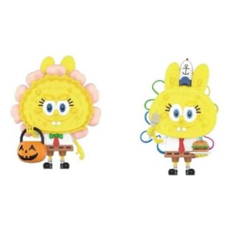Pop Mart x Spongebob The Monsters Labubu “Jack O Lantern and Ace Chef”