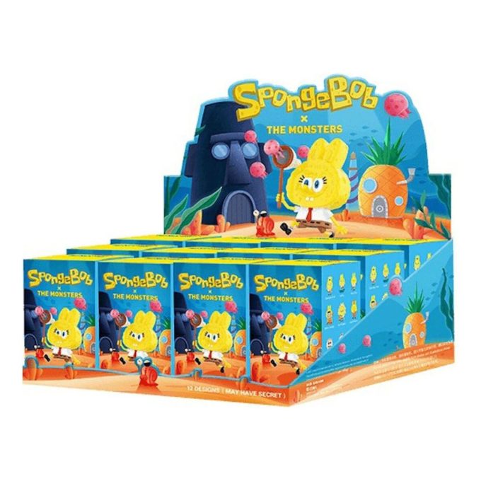 Pop Mart x Spongebob The Monsters Labubu Sealed Case (12 Blind Boxes)