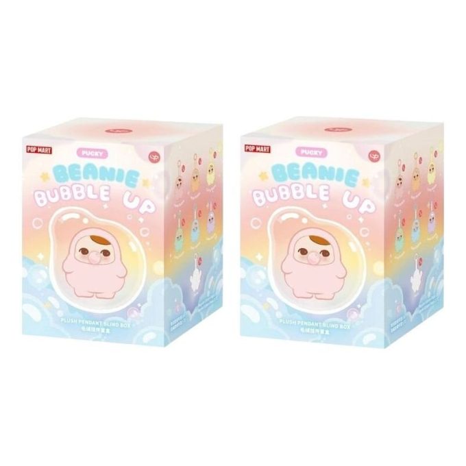 Pucky Beanie Bubble Up Plush Pendant Sealed Cases (2 Blind Boxes)