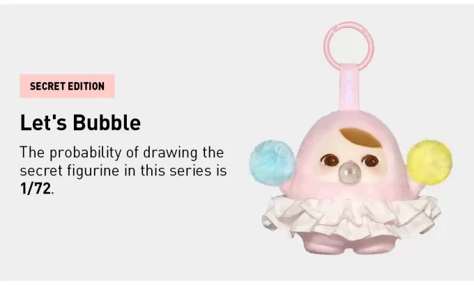 PUCKY BEANIE BUBBLE UP SERIES-Plush Pendant Blind Box