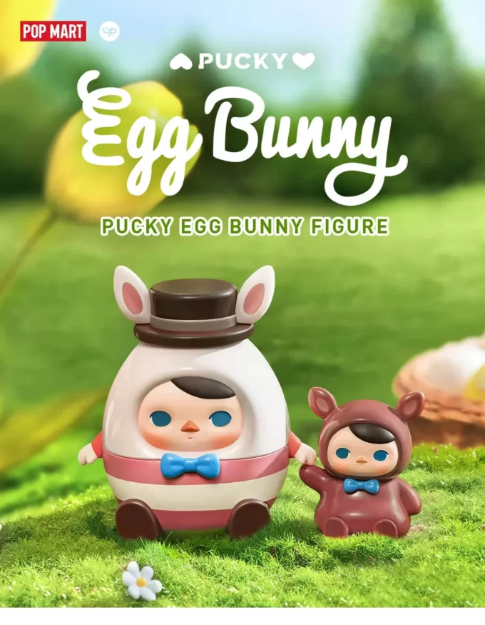 PUCKY Egg Bunny Figure