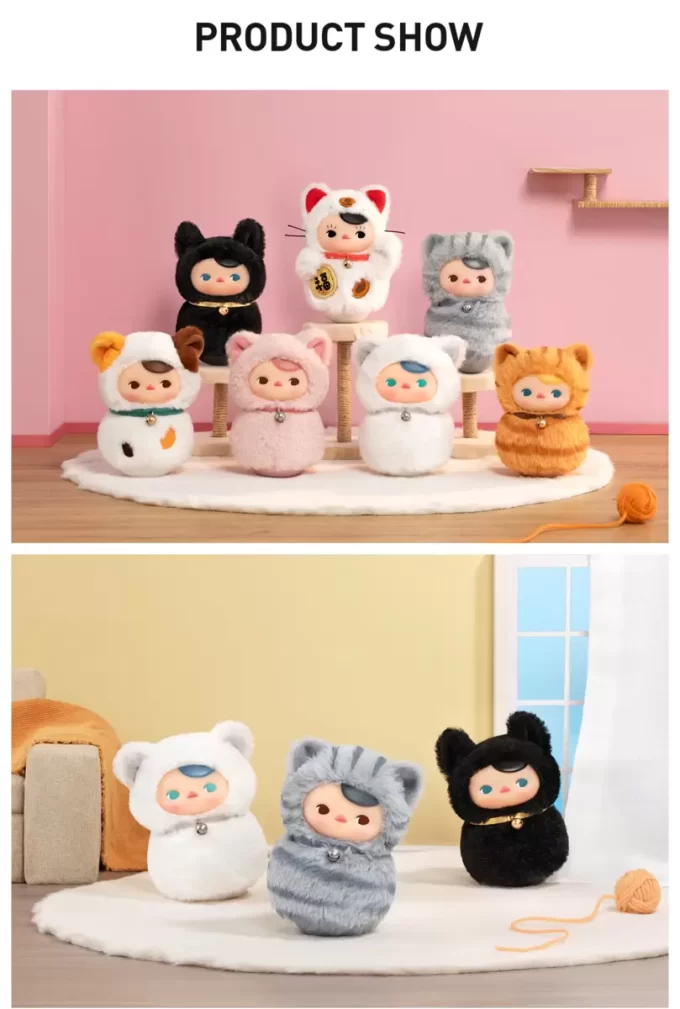 PUCKY Roly-Poly Kitty Series-Vinyl Plush Blind Box