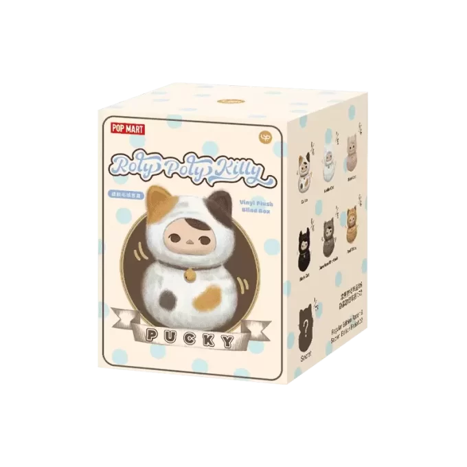 PUCKY Roly-Poly Kitty Series-Vinyl Plush Blind Box