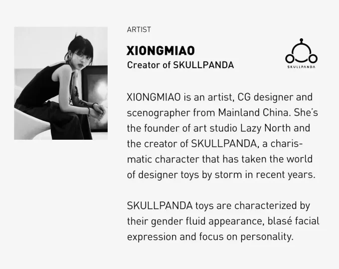 SKULLPANDA White Maid Figurine