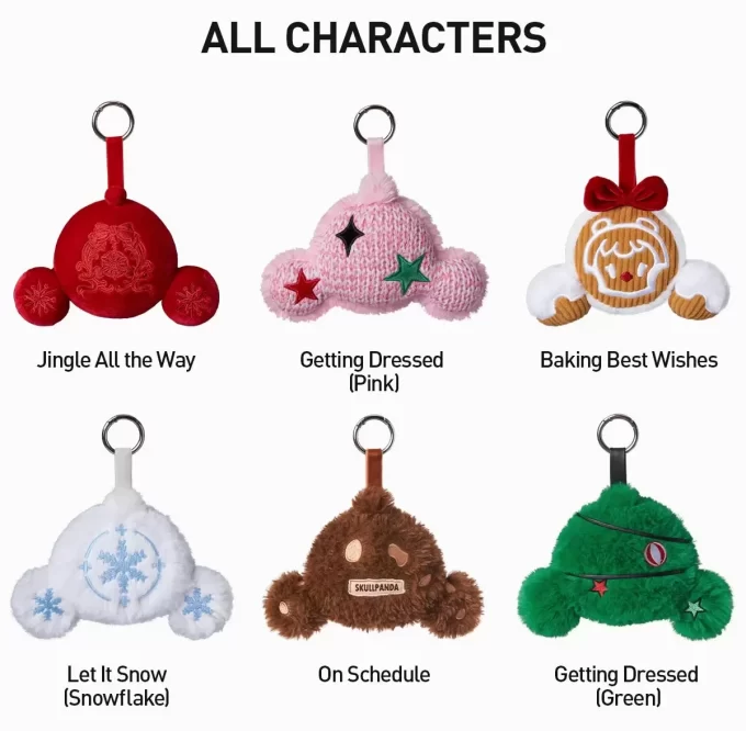 SKULLPANDA Tell Me What You Want Series Plush Pendant