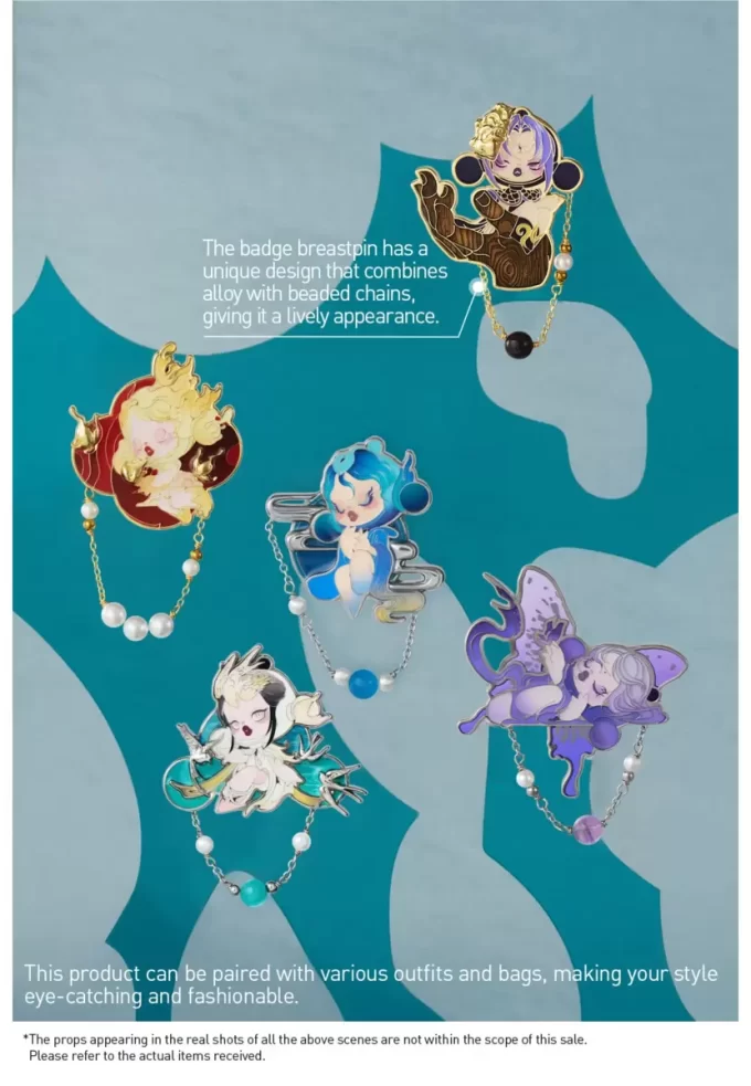 SKULLPANDA The Mirage Series Breastpin