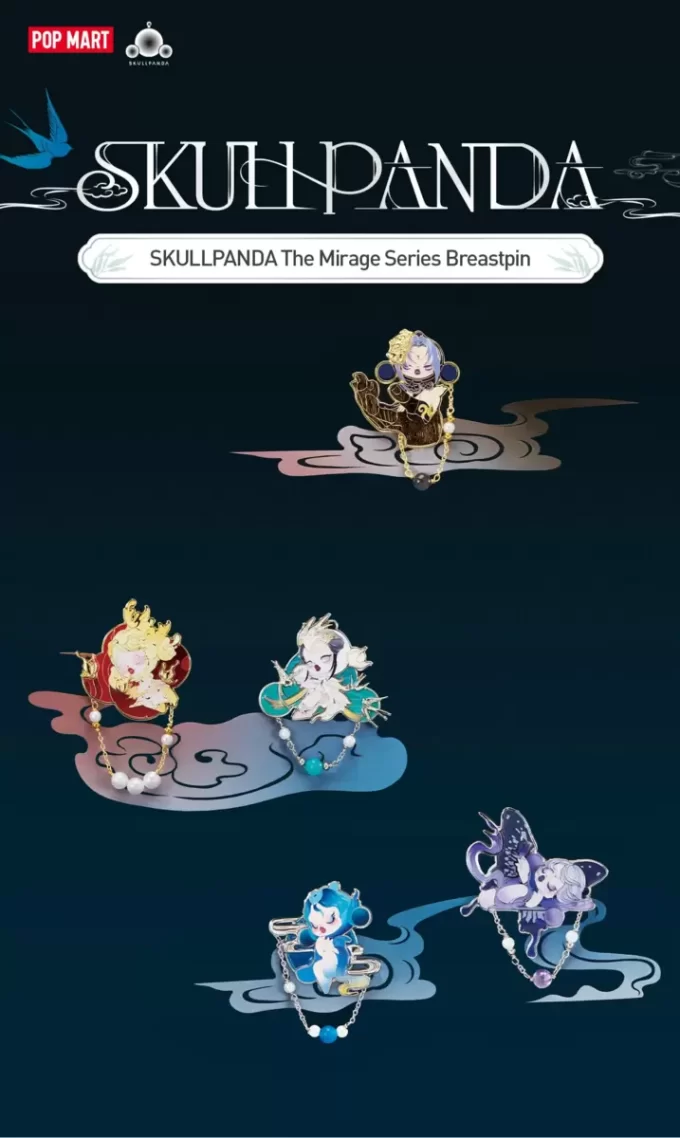 SKULLPANDA The Mirage Series Breastpin