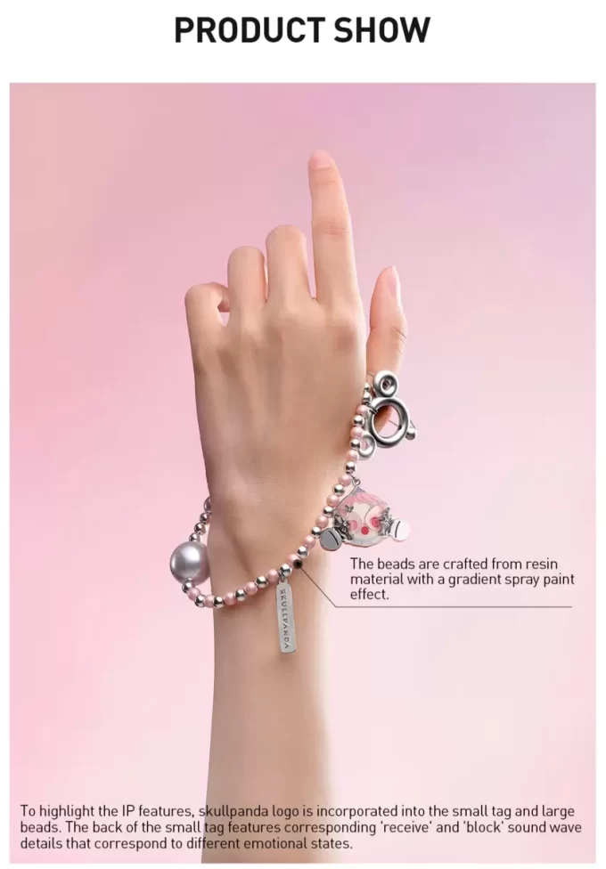 SKULLPANDA The Sound Series Phone Chain