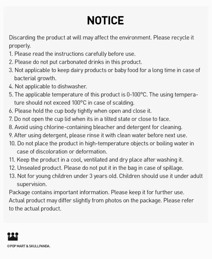 SKULLPANDA The Sound Series-Tumbler