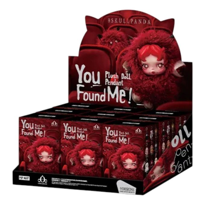 Skullpanda You Found Me Plush Doll Pendant Sealed Case (9 Blind Boxes)