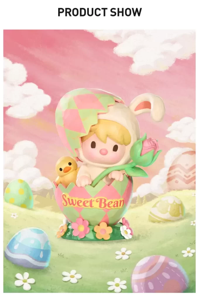 Sweet Bean Easter Bunny Figure