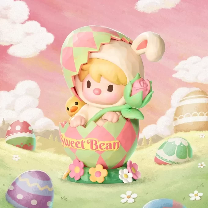 Sweet Bean Easter Bunny Figure