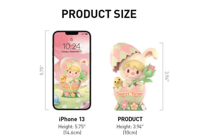 Sweet Bean Easter Bunny Figure