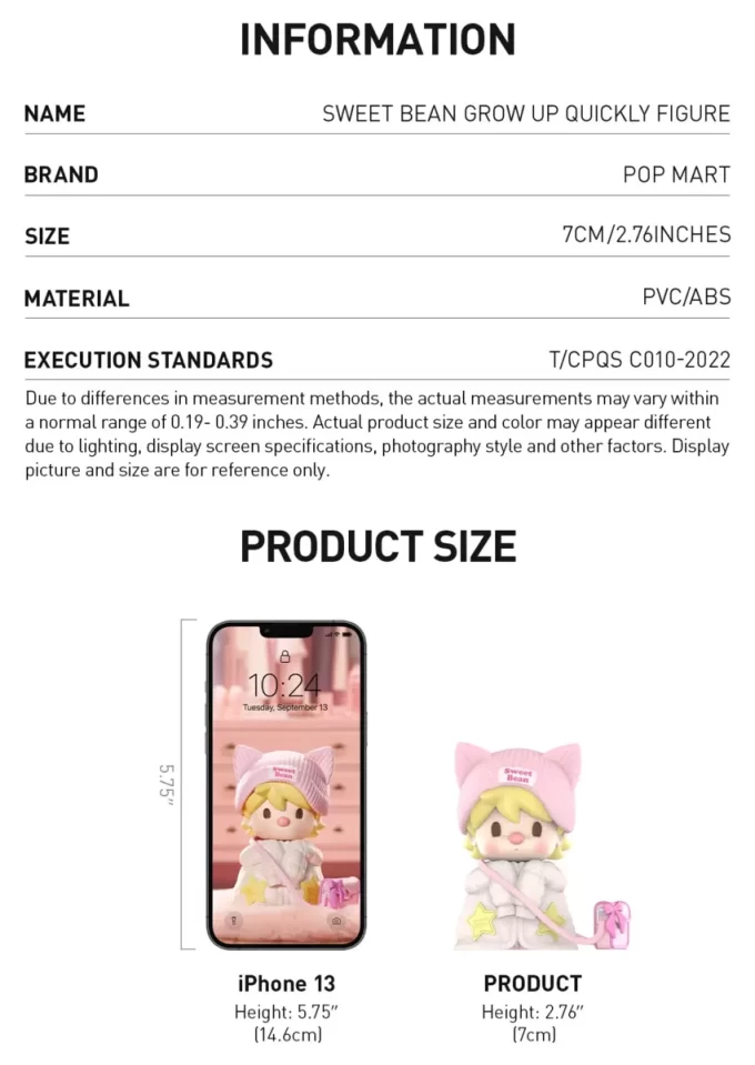 Sweet Bean Grow Up Quickly Figure