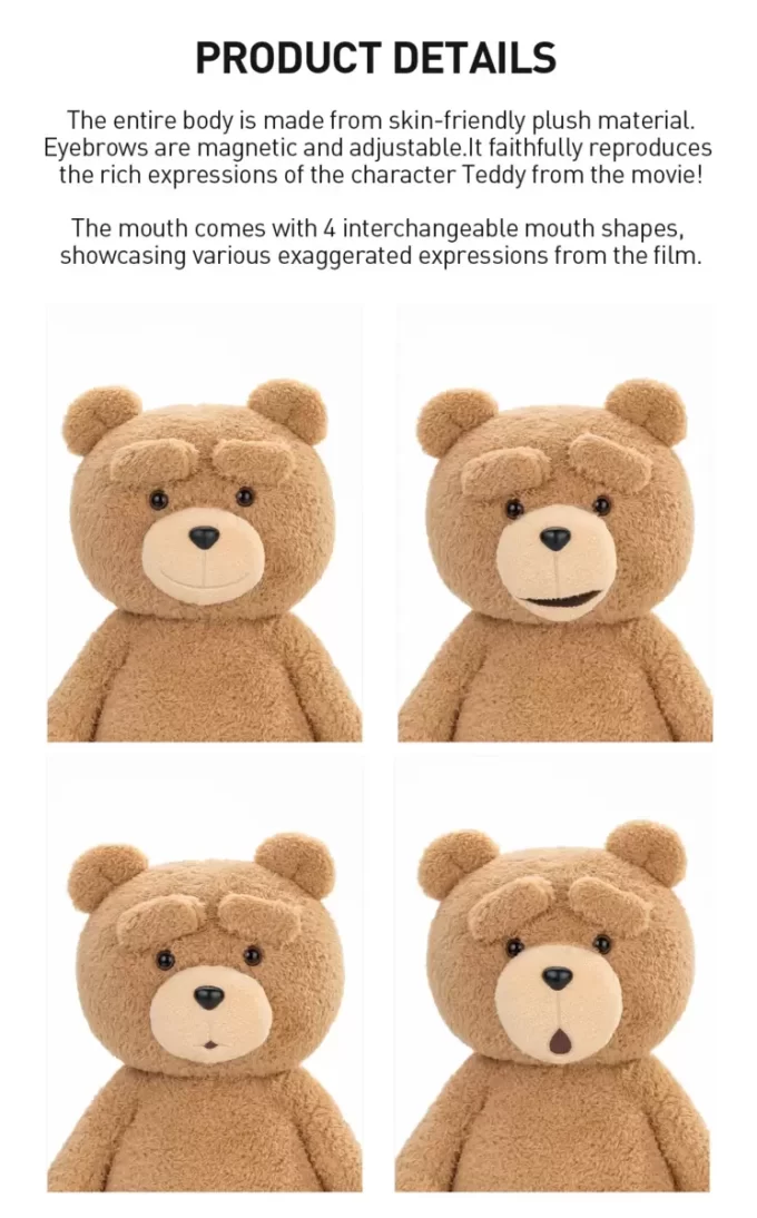 Ted2-ted Action Plush Figure