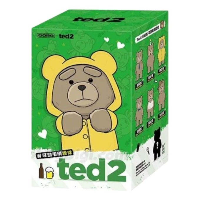 Ted2 Teddy Bear Action Plush Pendant Sealed Case (1 Blind Box)