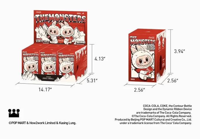 THE MONSTERS COCA-COLA SERIES-Vinyl Face Blind Box