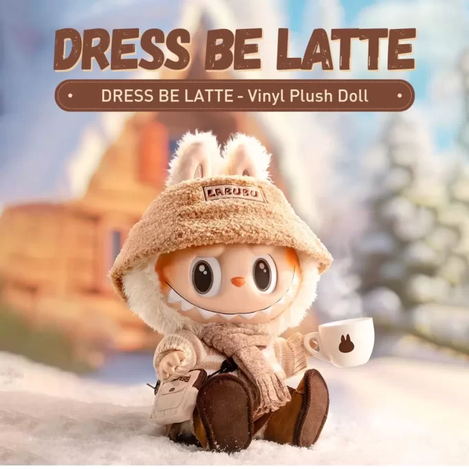 THE MONSTERS – DRESS BE LATTE Vinyl Plush Doll