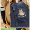 THE MONSTERS FALL IN WILD SERIES-Denim Apron Bag