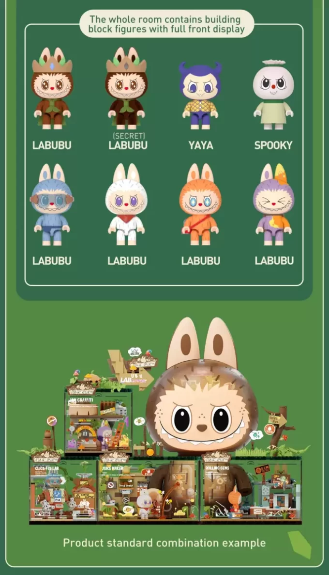 THE MONSTERS Forest Secret Base Series Blocks