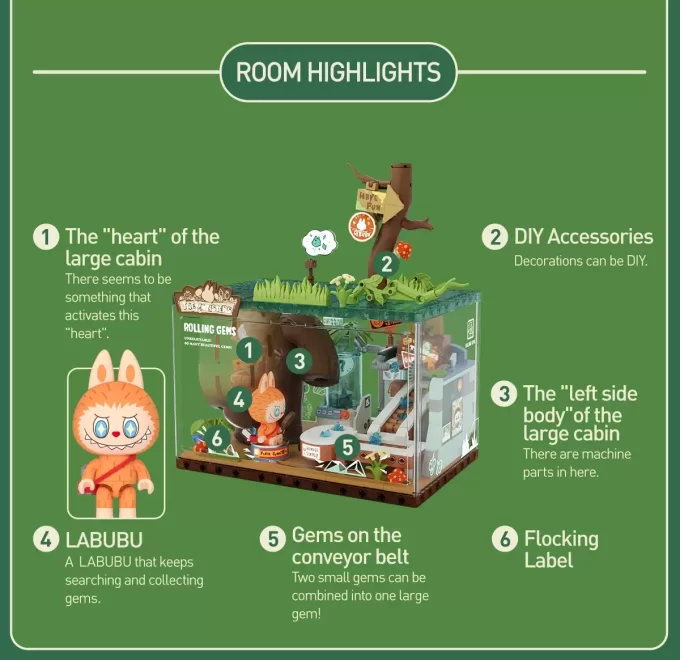 THE MONSTERS Forest Secret Base Series Blocks