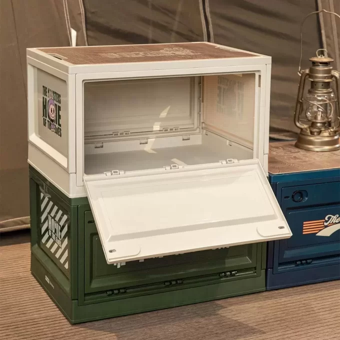 THE MONSTERS Home Of The Elves Series-Storage Box(White & Green & Blue)