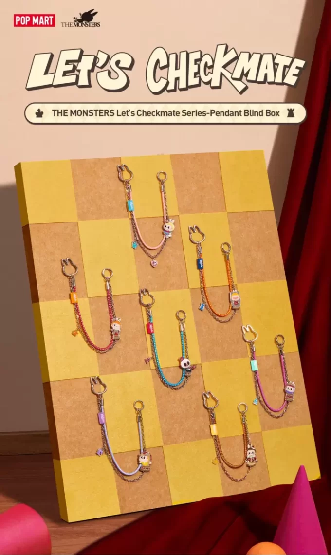 THE MONSTERS Let’s Checkmate Series-Pendant Blind Box
