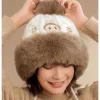 Warm Fluffy Holiday Series- LABUBU Plush Hat