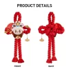 Wealthy Snake’s New Year Celebration Series-LABUBU Plush Door Decoration
