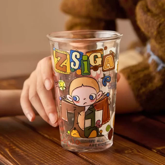 Zsiga We All Are Kids Series-Glass (Cold Water Cup)