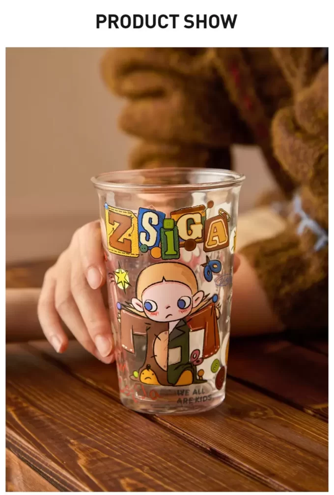 Zsiga We All Are Kids Series-Glass (Cold Water Cup)